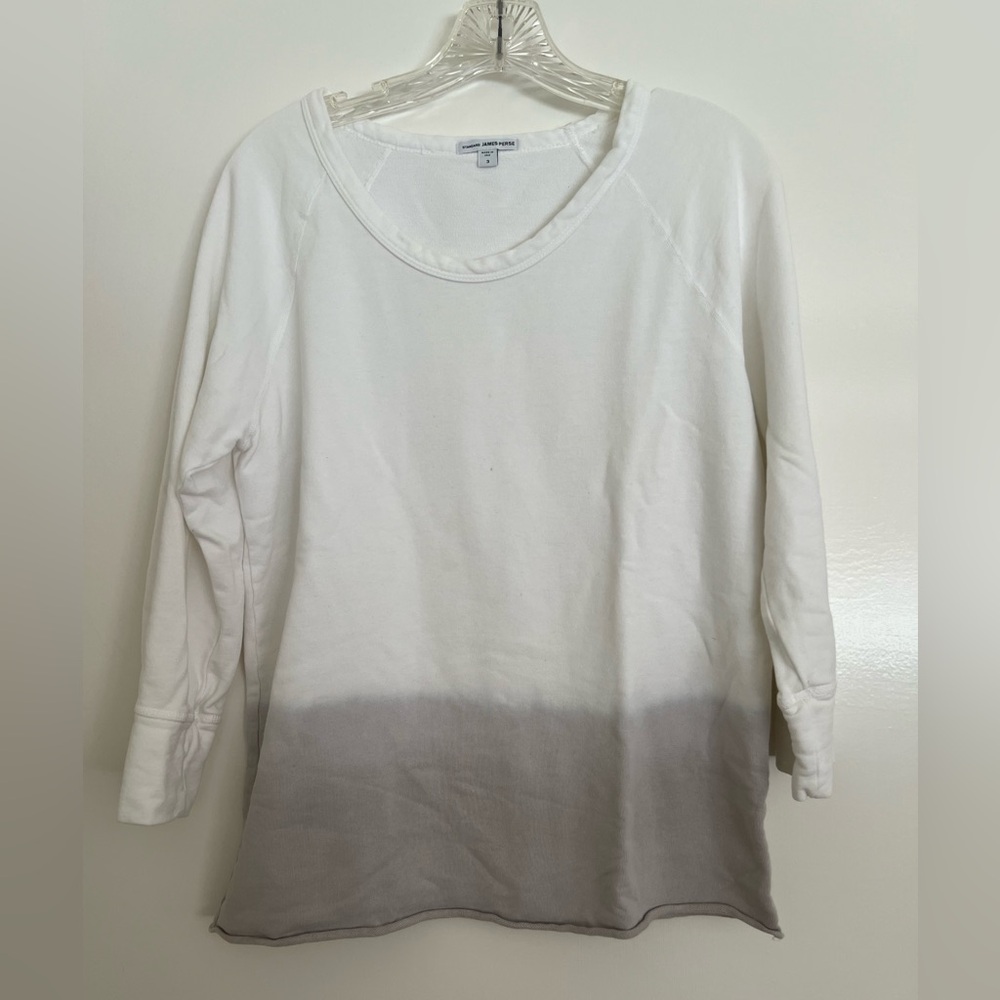 James perse sweatshirt with ombre detail